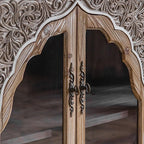 Entryway Cabinet Retro Old Carved Glass Door Dining Sideboard Living Room Porch Cabinet Home Simple Storage Cabinet Sideboard Storage Cabinet