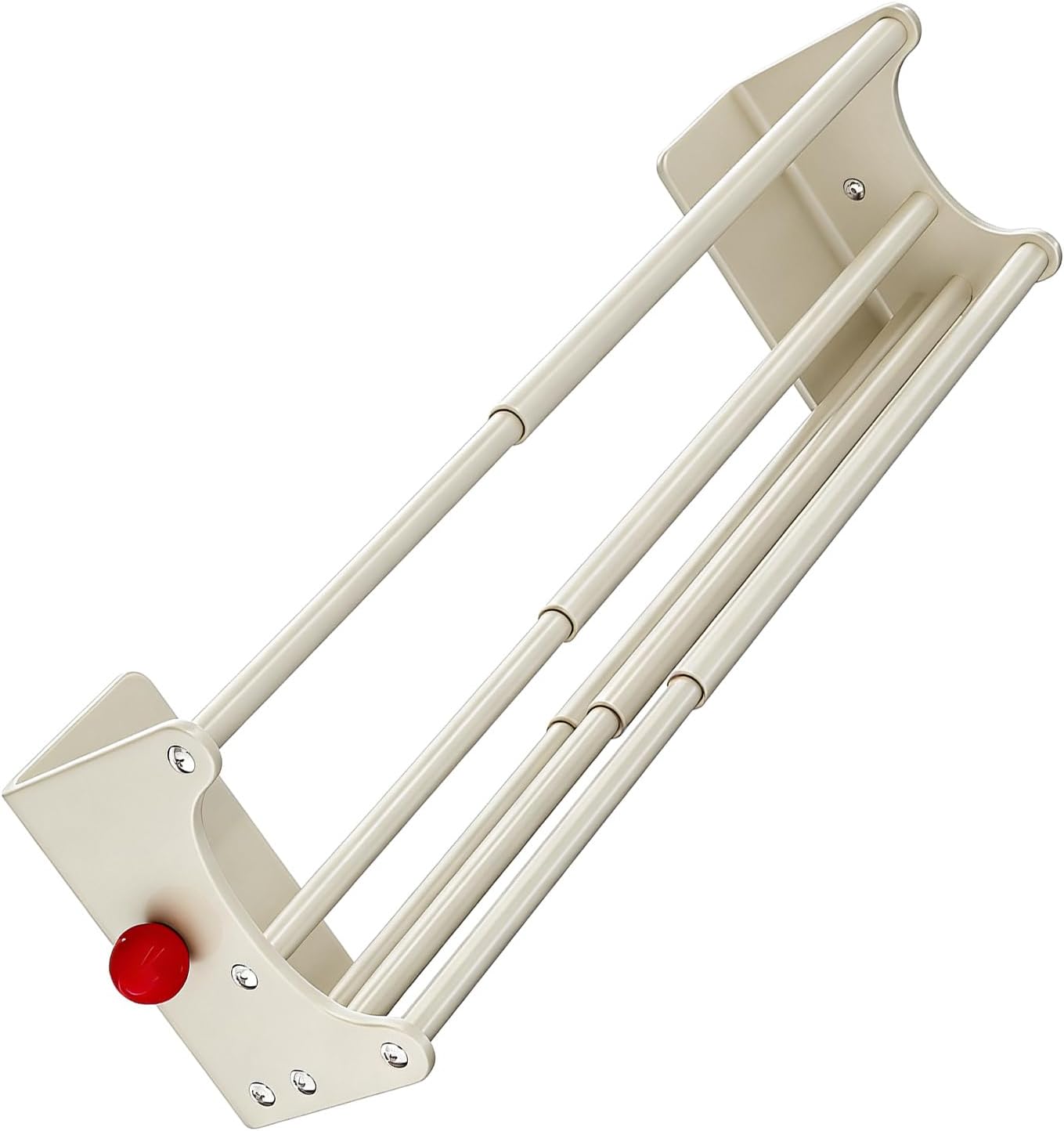 PVC Foldable Shoe Shelf with 2 Tiers Mounting Option Holds Multiple Pairs Ergonomic Wall Mounted Shoe Rack PVC Shelf