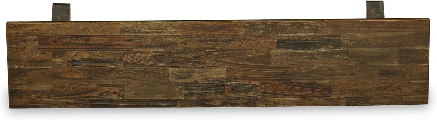 East West Furniture XB777 X-Style Modern Dining Room Bench with Wooden Seat, 72x15x18 Inch, Multi-Color
