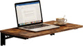 Need Wall Mounted Folding Table - Heavy Duty Small Fold Down Dining Table Length 30" Width 20" Perfect Addition to Home Office/Laundry/Home Bar/Kitchen & Dining Room Rustic Brown AC15-7650FG-ND