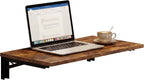Need Wall Mounted Folding Table - Heavy Duty Small Fold Down Dining Table Length 30" Width 20" Perfect Addition to Home Office/Laundry/Home Bar/Kitchen & Dining Room Rustic Brown AC15-7650FG-ND