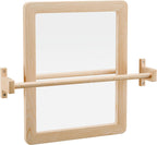Ogears Montessori Baby Pull Up Bar, Montessori Small Mirror is Suitable for Babies Aged 6 to 18 Months, Infants Registry Item, 19.7 * 15.8 inches