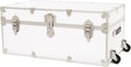 Rhino Trunk & Case Classic XL Trunk With Wheels 34"x20"x15", 1500+ lbs Capacity - Many Colors, Soft-Close Lid. Strong, USA Made Summer Camp Footlocker and Secure College Dorm Storage Chest
