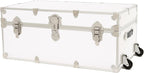 Rhino Trunk & Case Classic XL Trunk With Wheels 34"x20"x15", 1500+ lbs Capacity - Many Colors, Soft-Close Lid. Strong, USA Made Summer Camp Footlocker and Secure College Dorm Storage Chest