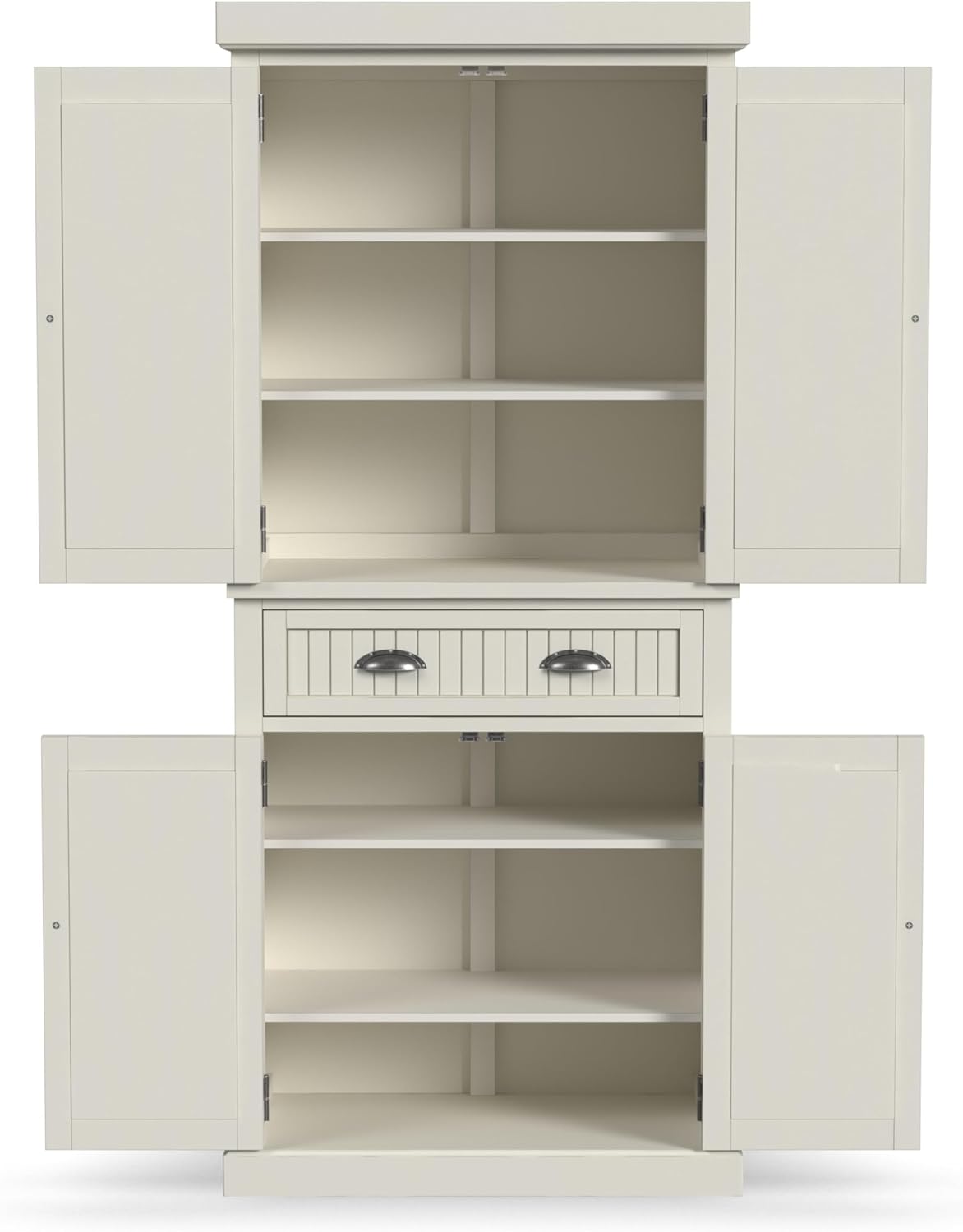 Homestyles Nantucket Pantry, 30", Off White