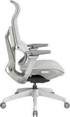 Sunaofe Morph Classic Ergonomic Office Chair - Adjustable Lumbar Support, 7D Armrests, 140° Recline, Breathable Mesh, 300lb Capacity, BIFMA Certified, 5-Year Warranty Grayish