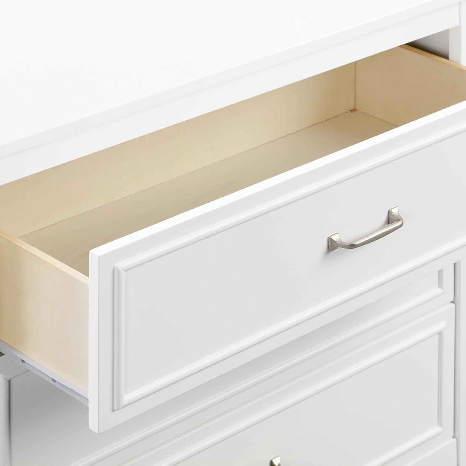 DaVinci Charlie 3-Drawer Dresser in White , 35x20x34 Inch (Pack of 1)