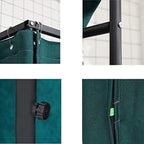 Dressing Room Square Changing Room Metal with Shading Curtain Movable Fitting Room Temporary Clothing Store Simple Detached Dressing Room Save Space