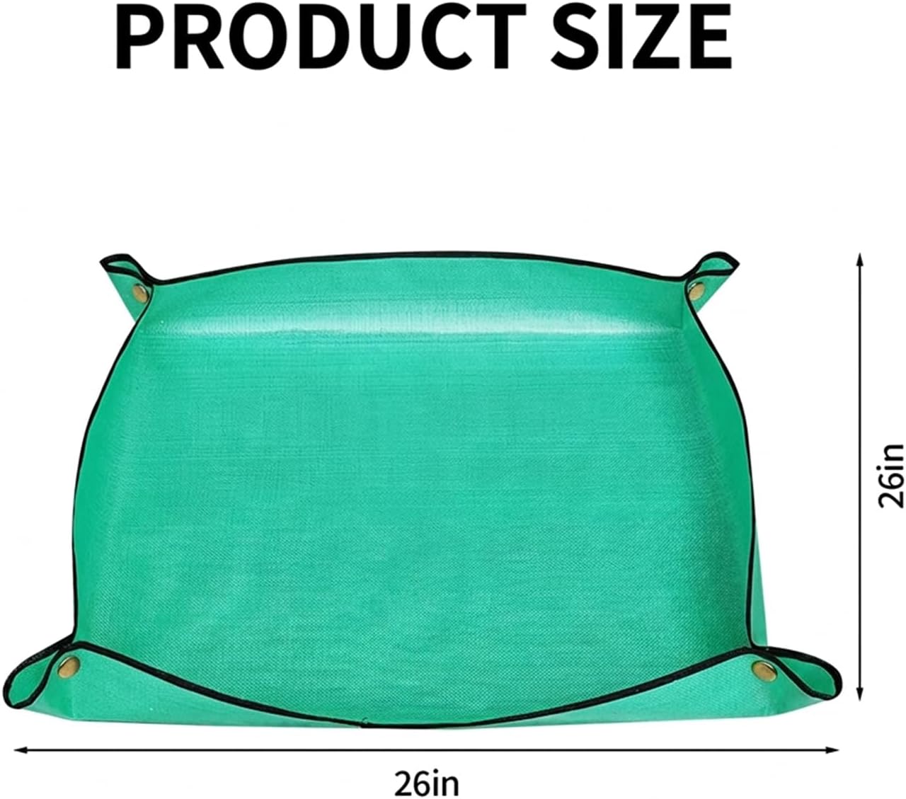 Repotting Mat,Waterproof Plastic Potting Mat,Gardening for Indoor Plant Transplanting,Dirt Control,Soil Change,Gift for Plant Lovers Green