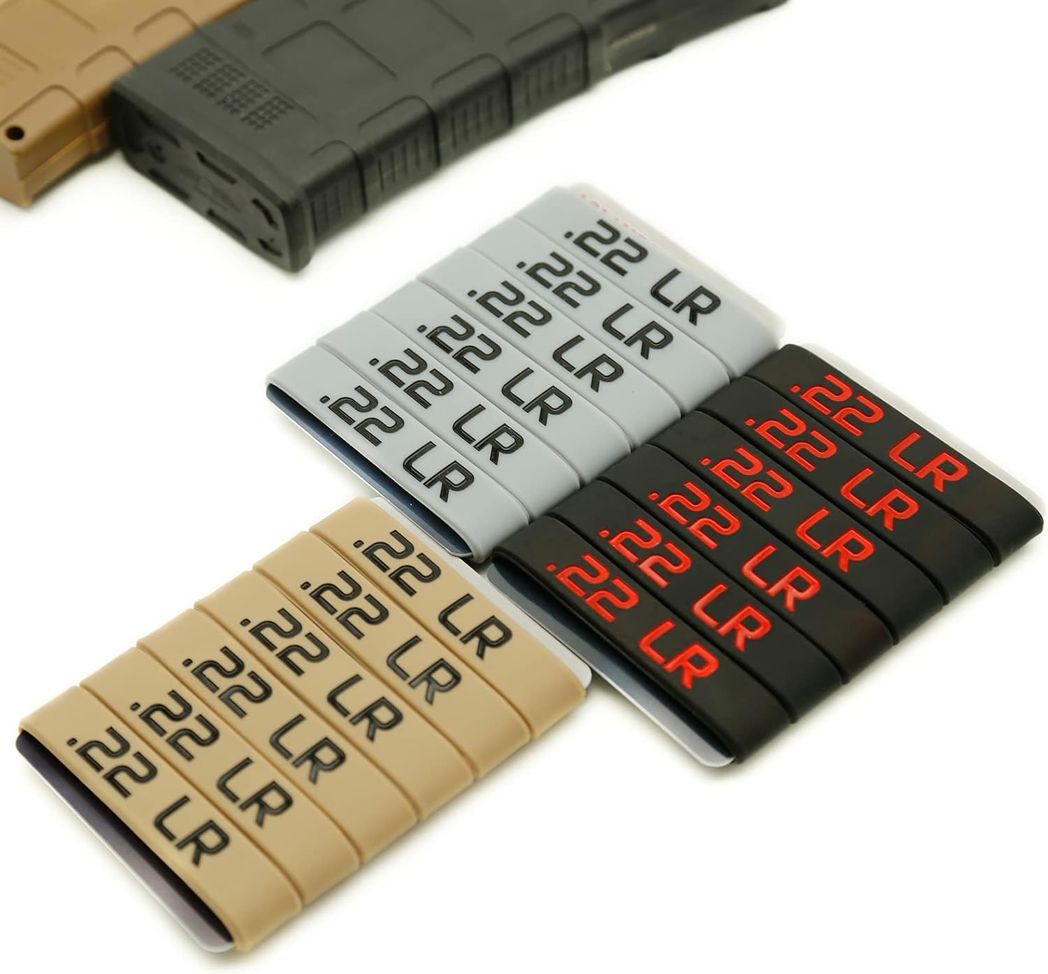 Aolamegs .22 LR Magazine Marking Bands 6 Pack