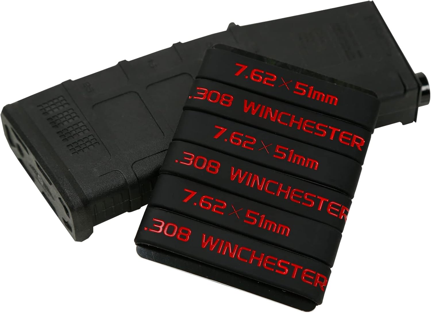 Aolamegs .308 Winchester/7.62×51mm Magazine Marking Band 6 Pack