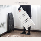 Foldable Wooden Step Stool 2 Steps Ladder Chair Antislip Stairs Folding Shelf Multifunction Shoe Bench Flower(A)