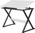 Yaheetech Adjustable Drawing Tables Drafting Desk with P2 Tiltable Tabletop for Reading, Writing,Studying Art Craft Work Station