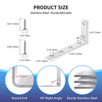 furniture anchors anti-tip baby proofing: Safety Straps Kit for Dresser Secure 400 lbs Bookcase to Wall Cabinet Wall Anchor 4 Pack