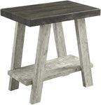 Furnifact Brown, Side Table, MDF Construction, Open Shelf, Durable Home Design, Warm Stylish Finish, Quality Build for Home