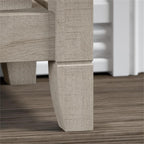 Bush Home Key West Nightstand with Drawer in Washed Gray