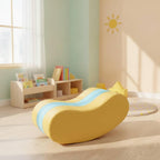 Rocking Boat Cushioned Rocking Toy with Padded