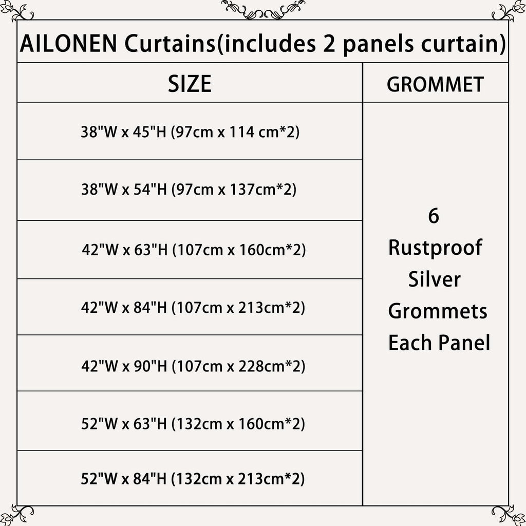 AILONEN Black Gold Sun Curtains W38 x L54 Inch Vintage Celestial Tarot Drapes Light Filtering Microfiber Window Treatments for Bedroom Living Room Mystical Boho Mandala 2 Pieces Coverings