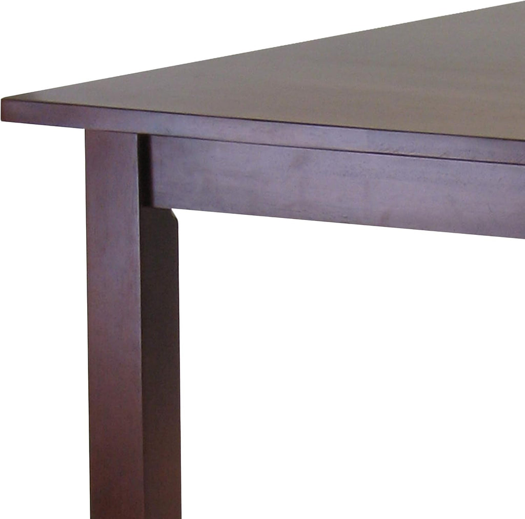 Winsome Parkland High Dining Table, 39" High, 34" Wide, Walnut
