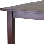 Winsome Parkland High Dining Table, 39" High, 34" Wide, Walnut