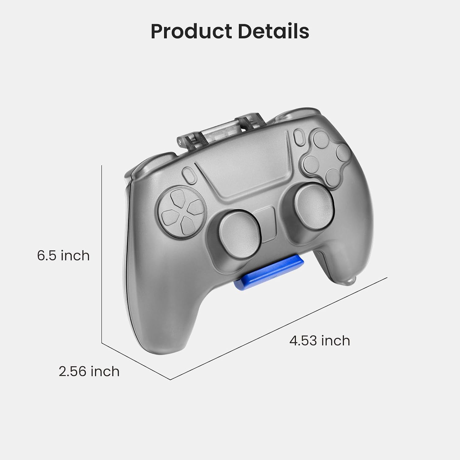 tomtoc Protective Case for PS5/PS5 Pro Controller, Hard Shell Joystick Protector for PlayStation 5 DualSense Wireless Remote, Shock-Proof, Dust-Resistant, Anti-Scratch, Protective Cover