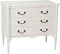 Design House Oxford Chest with Drawers, Antique White, 31.5 in H x 35.4 in W x 19.7 in D, 228353-AWT