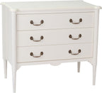 Design House Oxford Chest with Drawers, Antique White, 31.5 in H x 35.4 in W x 19.7 in D, 228353-AWT