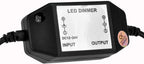 Litever PWM DC12/24V 3A Rotary Stepless LED Dimmer Switch with DC5521 Male and Female Jack