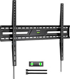 monTEK Heavy Duty Fixed TV Wall Mount for 50-100 Inch Large TVs up to 200 lbs, 4X Safety Tested, TV Mount Bracket for Home Theater & Commercial Use, Fits 16"/18"/24" Wood Studs, Max VESA 900x600mm