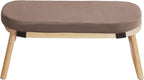 Folding Bamboo Kneeling Meditation Bench, 17.3 x 7.5 x 8.3in | Anti-Slip Feet, Capacity 396Lbs, Portable