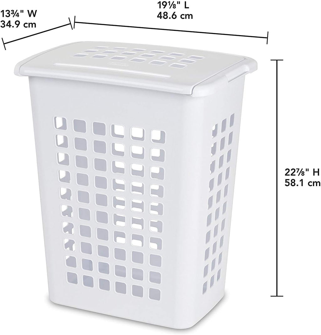 STERILITE 12238004 Rect Laundry Hamper