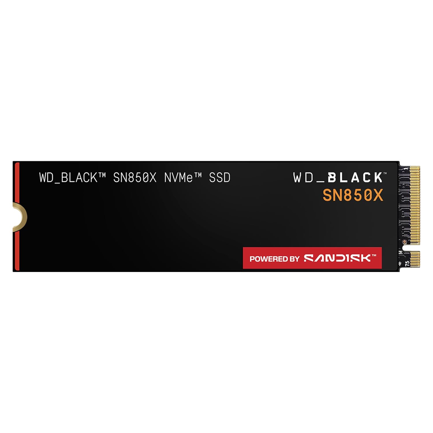 WD_BLACK SN850X 4TB NVMe SSD - M.2 2280, Up to 7,300 MB/s Read speeds, Up to 6,300 MB/s write speeds, Gaming Expansion, High Performance Internal Solid State Drive - WDS400T2X0E