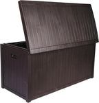 Large Storage Bench Lockable Outside Storage Box Container Waterproof for Furniture Outdoor Cushions Garden Pool Tools
