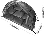 Shoe Tent for Camping Foldable Camping Organizer 9 Compartment Tent Organizer with Storage Bag Arched Zipper Closure Storage Accessories