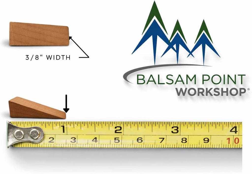 Cedar Barrel Wedges (1” x 3/8”) – Wood Plugs for Sealing Leaks & Cracks in Whiskey, Bourbon & Wine Barrels – Ideal for Home Brewing, Distilling & DIY Barrel Repair – Made in USA
