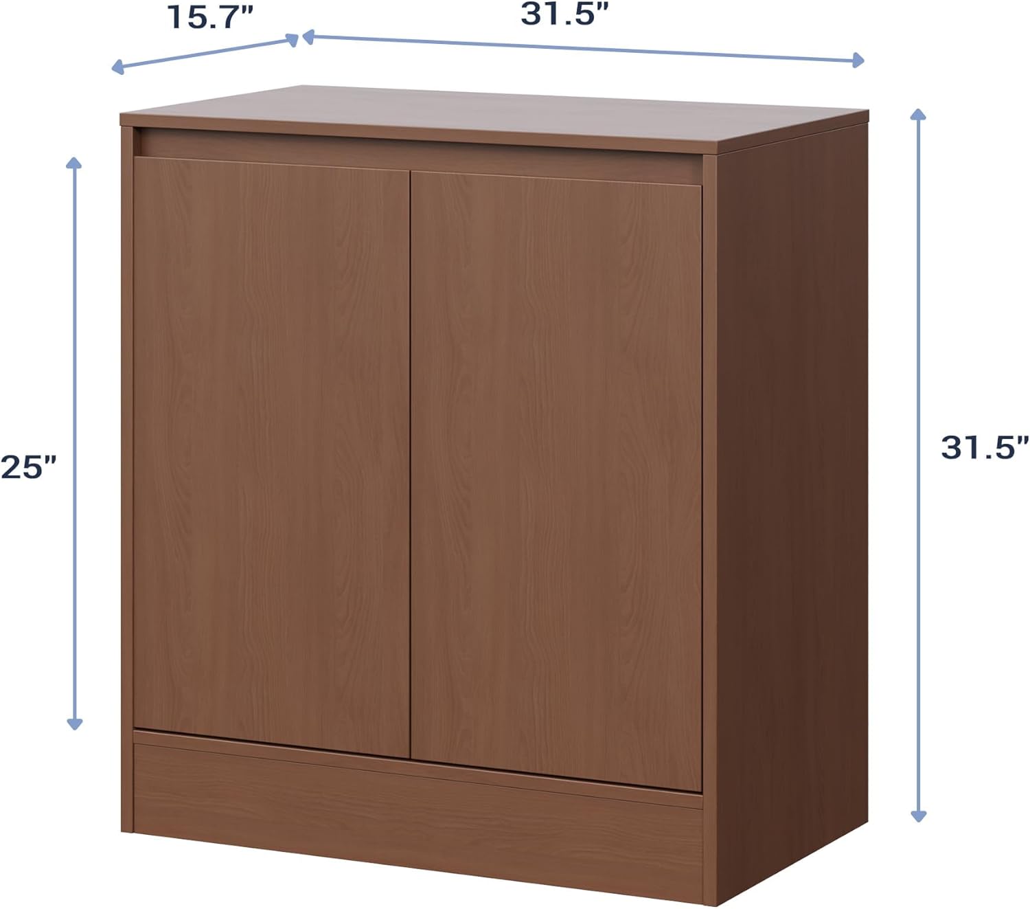 Housoul Buffet Cabinet with Storage, Coffee Bar Cabinet with 2 Doors and Adjustable Shelf, Modern Kitchen Buffet Sideboard for Living Room, Kitchen, Walnut