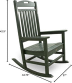 Trex® Outdoor Furniture™ Yacht Club Rocker, Rainforest Canopy
