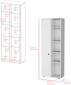 Multistorage Kitchen Pantry Lane, Kitchen, White