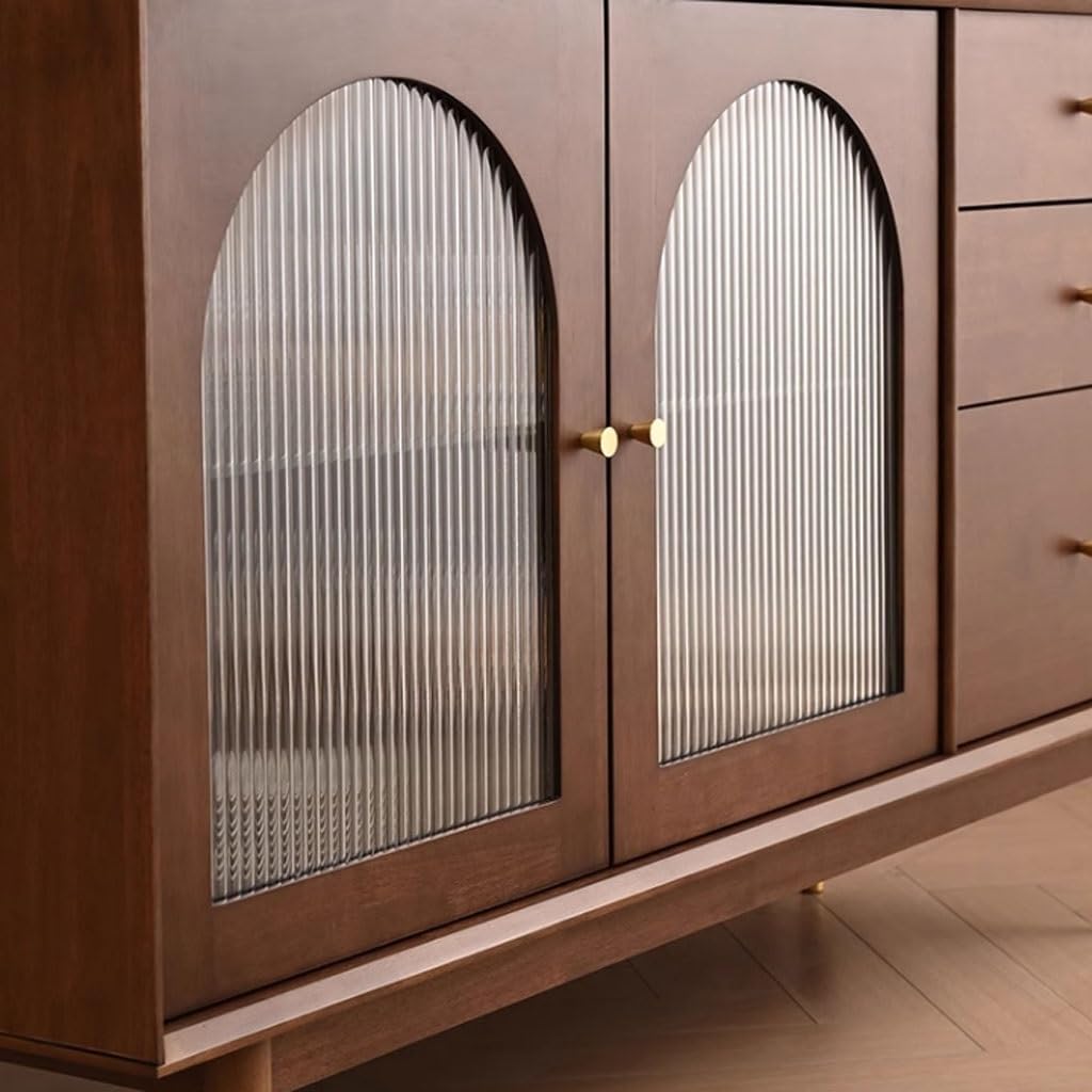 Entryway Cabinet Nordic Retro Solid Wood Dining Sideboard Simple Home Tea Cabinet Living Room Storage Cabinet Sideboard Storage Cabinet
