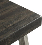 Furnifact Brown, Side Table, MDF Construction, Open Shelf, Durable Home Design, Warm Stylish Finish, Quality Build for Home