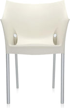 Kartell Dr. NO Chair by Philippe Starck, Pack of 2, Matte Wax White