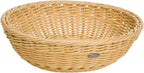Westmark Saleen Multi-Purpose Basket, Suitable for Hotel and Catering, Round, Diameter Approx. 23 cm, Height: Approx. 9 cm, Synthetic Fibre, Edition, Light Beige, 02051930101