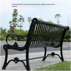 Outdoor Bench, Iron Park Bench, 2-Person Outdoor Patio Seat, Garden Bench Garden Bench(150cm)