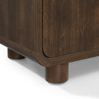 Furnifact Rustic Finish Pantry Cabinet, Durable Construction, Anti-Tip Mechanism, Spacious Storage, Easy Accessibility, Sturdy Frame for Kitchen Organization
