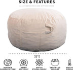 Bean Bag Chairs, Memory Foam Stuffing Bean Bag Chair for Adults/Teens/Kids, Velvet Lazy Sofa Furniture with Removable High-Rebound Memory Foam for Living Room Bedroom College Dorm