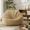 Stuffed Animal Storage Bean Bag Chair Cover,Corduroy Kids Sofa (No Filler) | Holds 80+ plush toys, 220LBS, soft washable, reinforced zipper. Playroom bedroom reading nook. Toddler teen adult. Cover only