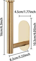 Groleca 2 Pack Adhesive Curtain Holdbacks Curtain Tie Backs Curtain Holdbacks No Drill Curtain Pull Backs Adhesive Curtain Hooks Curtain Holders for Drapes (2, Gold)