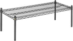 APLSS Dunnage Storage Rack, 14"×36"×14"(8"), NSF Certified, Height Adjustable, Moist&Dry Enviroments, for Kitchen Garage Walk-in Cooler&Freezer Dishroom, 800 Lbs Capacity,