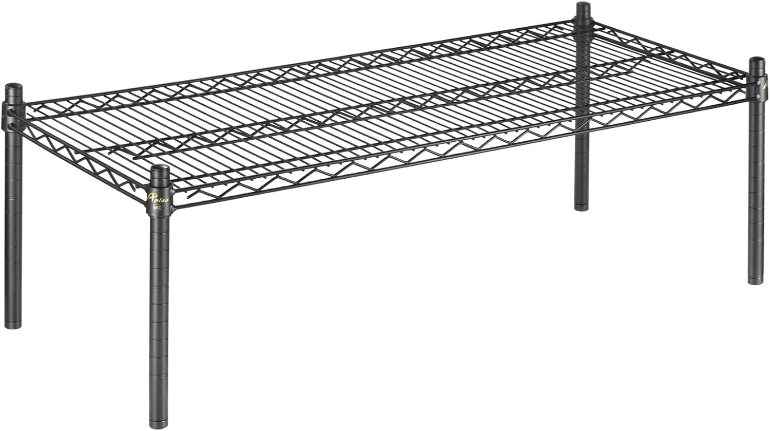 APLSS Dunnage Storage Rack, 14"×36"×14"(8"), NSF Certified, Height Adjustable, Moist&Dry Enviroments, for Kitchen Garage Walk-in Cooler&Freezer Dishroom, 800 Lbs Capacity,
