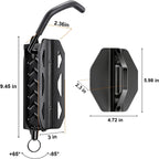 QAQ Swivel Bike Wall Mount, Vertical Bike Rack Garage Holds Up To 66lbs, Bike Hooks For Garage Space-Saving, Easy To Install -1 PACK
